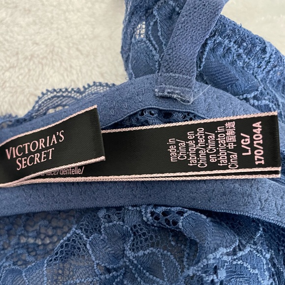 Beautiful rhinestone strap chemise sz L - Picture 3 of 13